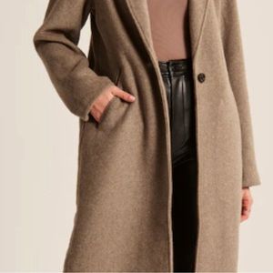 Abercrombie and Fitch Wool Blend coat SP with tags